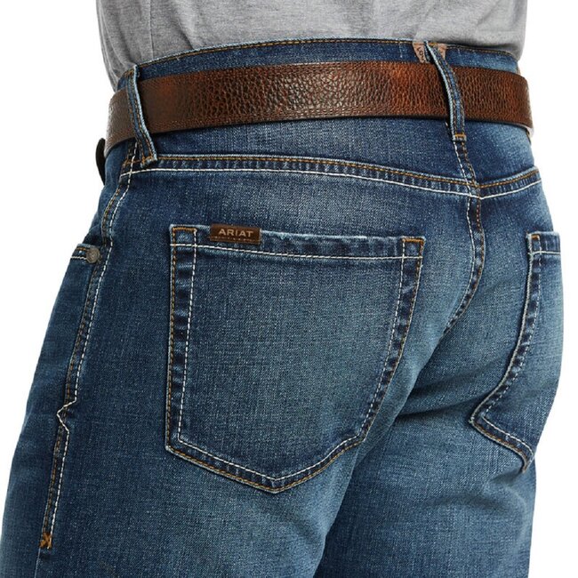 Ariat Men's M5 Straight Stretch Madera Stackable Straight Leg Jean- Heath