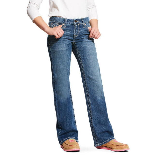 Ariat Girls Whipstitch Boot Cut Jean