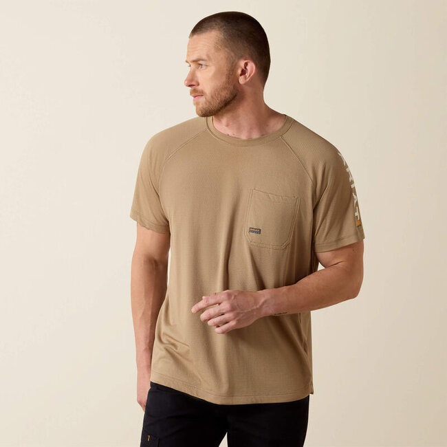 MNS REBAR HEAT FGHTER SS T-SHRT KHAKI Gray SML R