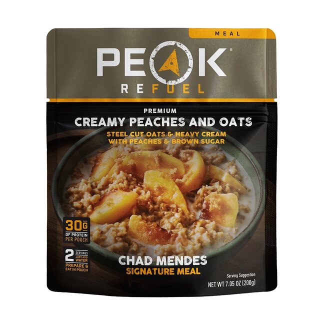 Peaches & Cream Steel Cut Oatmeal