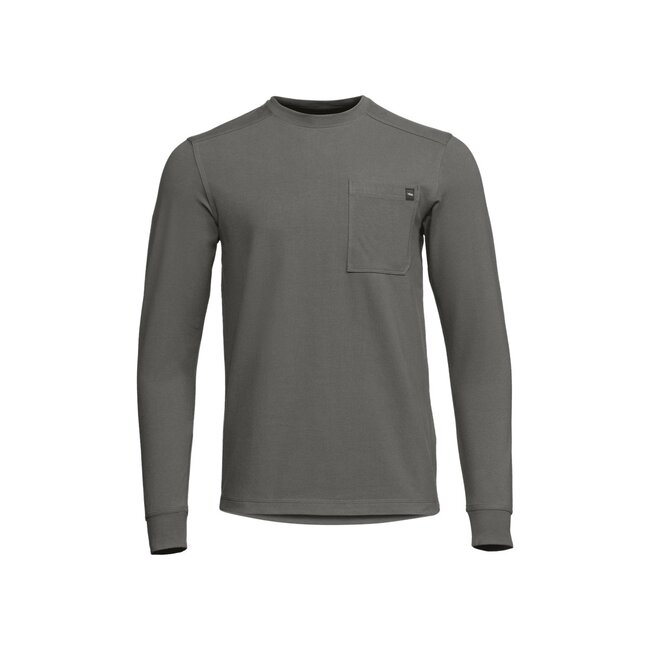 Foothills Long Sleeve Crew Woodsmoke XL