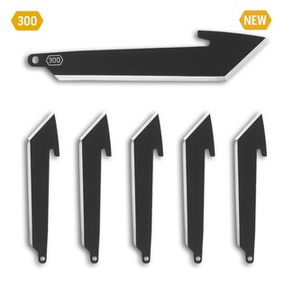 OUTDOOR EDGE Outdoor Edge RazorSafe Tanto Knife Replacement Blades Black 6PK