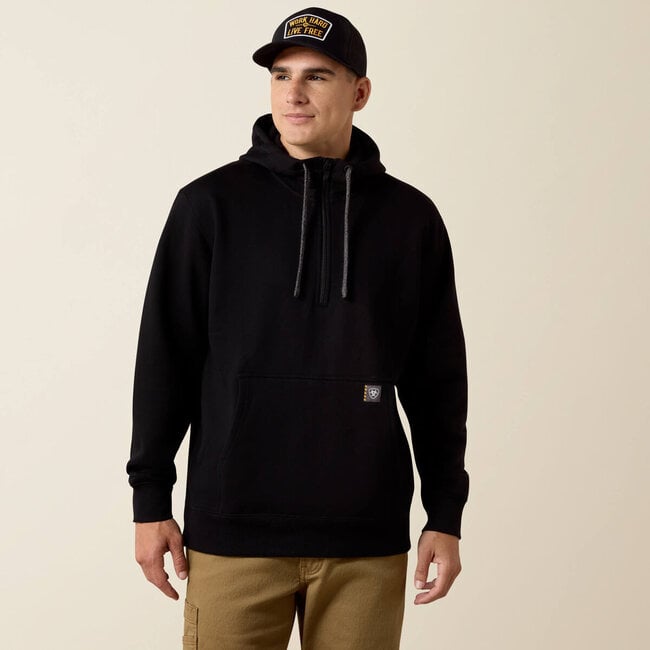 Ariat Men's Rebar Workman 1/4 Zip Hoodie