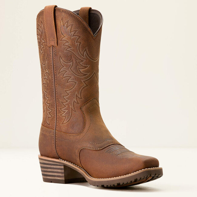 Ariat Men's Hybrid Roughstock Square Toe Waterproof Cowboy Boot