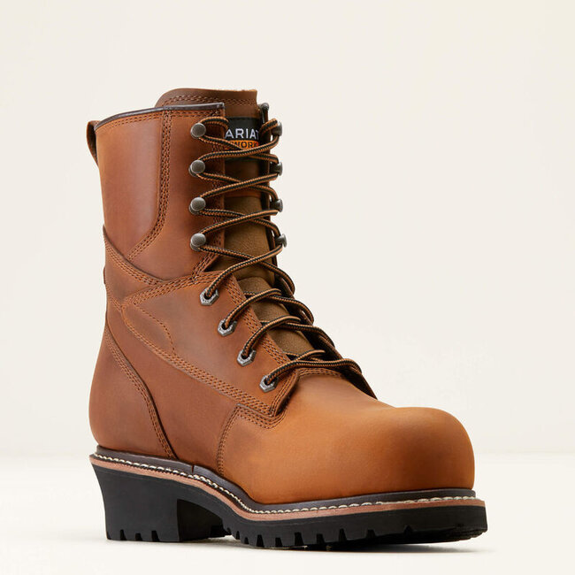 Ariat Men's Logger Shock Shield Waterproof Composite Toe Work Boot