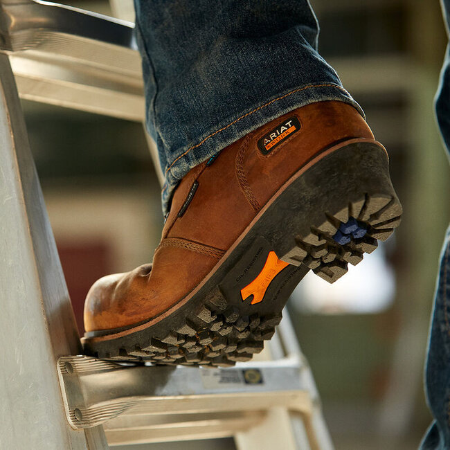 Ariat Men's Logger Shock Shield Waterproof Composite Toe Work Boot