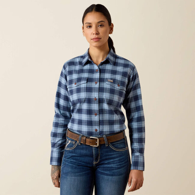 Ariat Women's Rebar Flannel DuraStretch Work Shirt