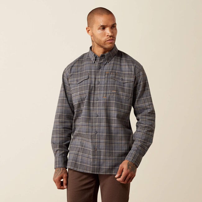 Ariat Men's Rebar Flannel DuraStretch Work Shirt