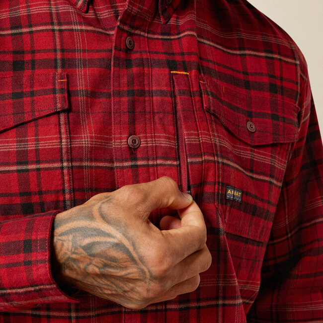 Ariat Men's Rebar Flannel DuraStretch Work Shirt