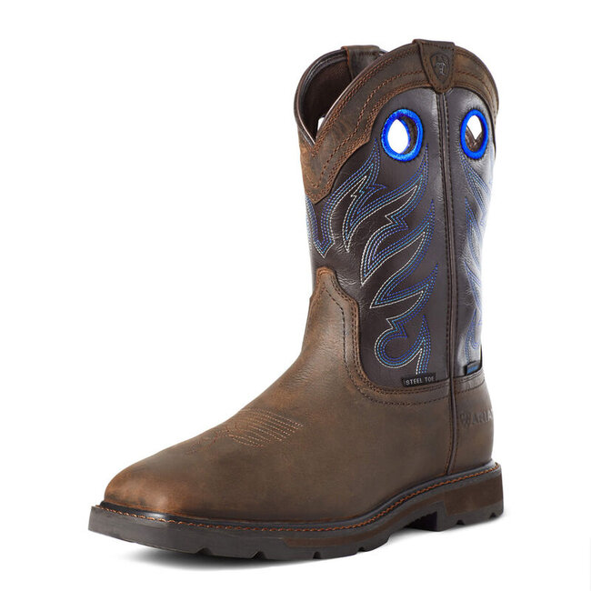 Ariat Men's Groundwork Waterproof Wide Square Toe Steel Toe Work Boot