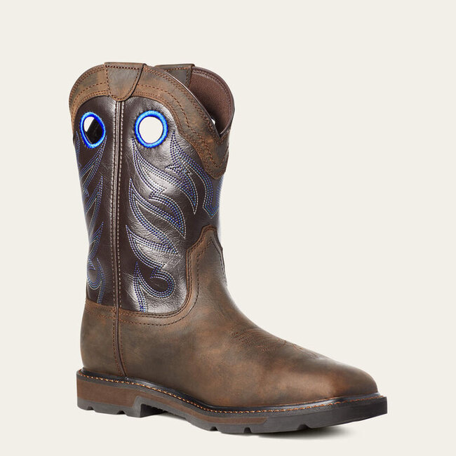 Ariat Men's Groundwork Waterproof Wide Square Toe Steel Toe Work Boot