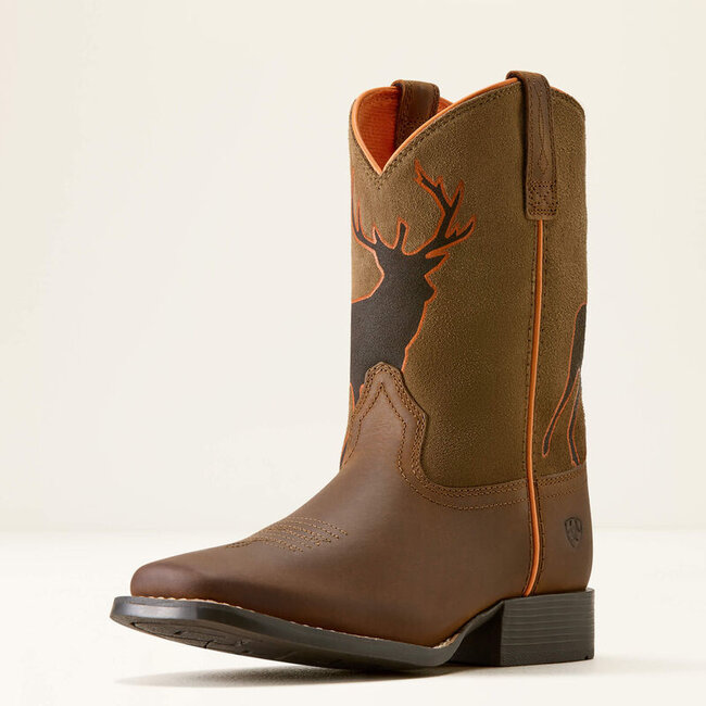 Ariat Kids Trail Cam Wide Square Toe Western Boot