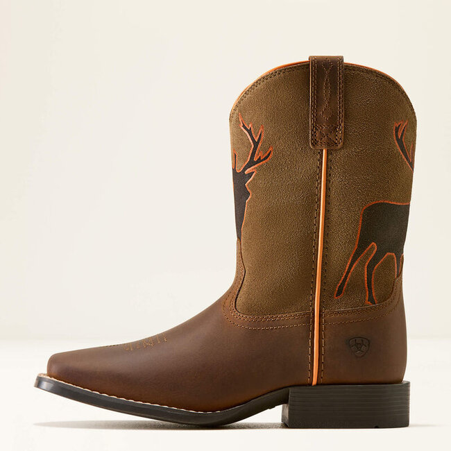Ariat Kids Trail Cam Wide Square Toe Western Boot