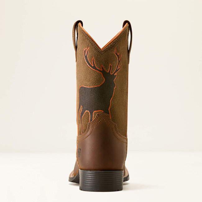 Ariat Kids Trail Cam Wide Square Toe Western Boot