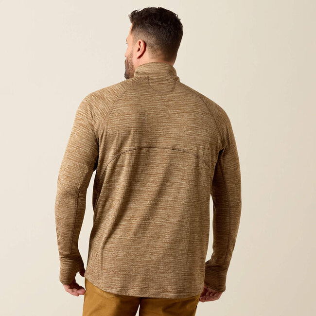 Ariat Men's Rebar Gridwork Baselayer 1/4 Zip T-Shirt