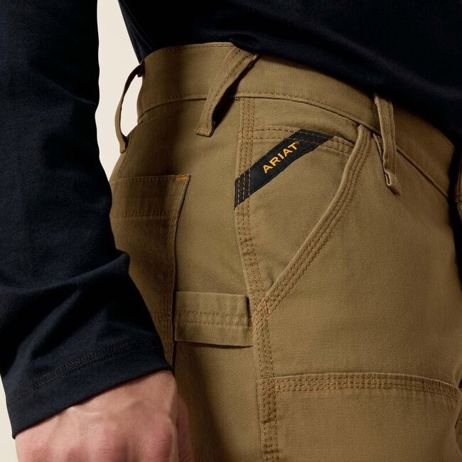 Ariat Men's Rebar M4 Relaxed DuraStretch Made Tough Double Front Straight Pant