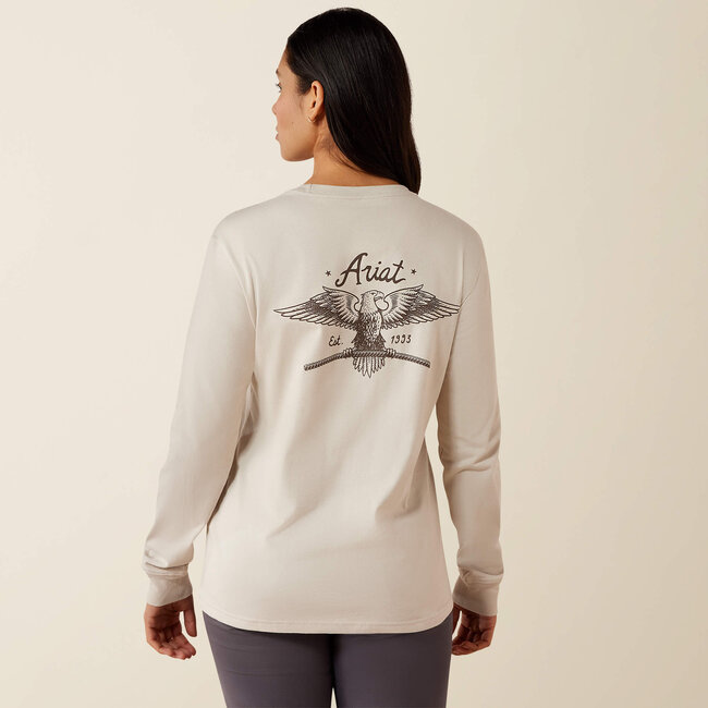 Ariat Women's Rebar Cotton Strong Flying Eagle Long Sleeve T-Shirt