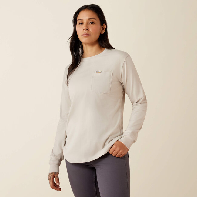 Ariat Women's Rebar Cotton Strong Flying Eagle Long Sleeve T-Shirt