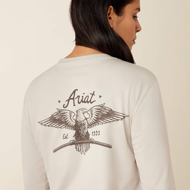 Ariat Women's Rebar Cotton Strong Flying Eagle Long Sleeve T-Shirt