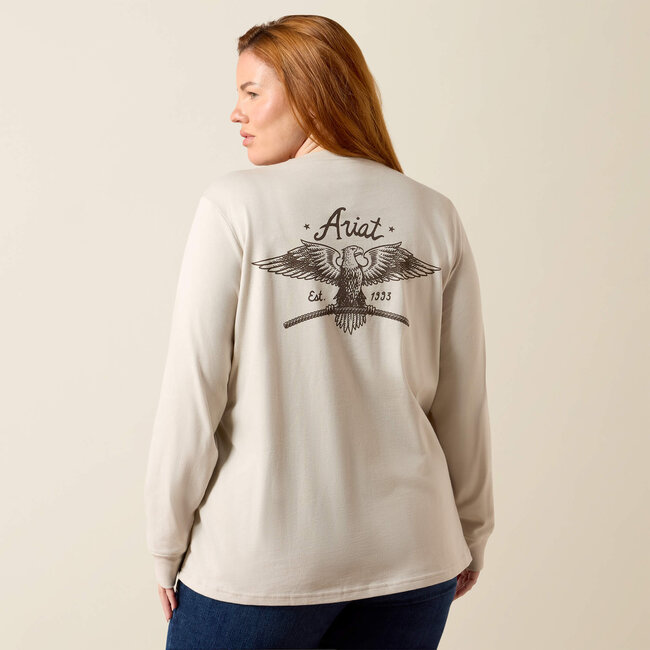 Ariat Women's Rebar Cotton Strong Flying Eagle Long Sleeve T-Shirt