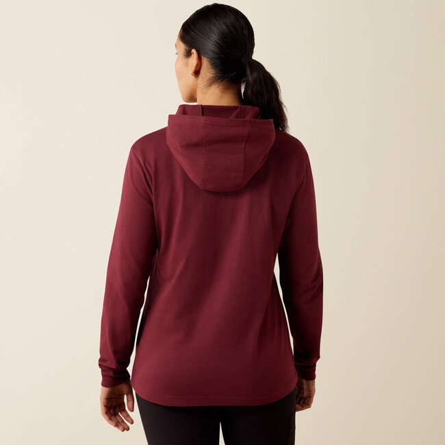 Ariat Women's Rebar Cotton Strong Hooded T-Shirt