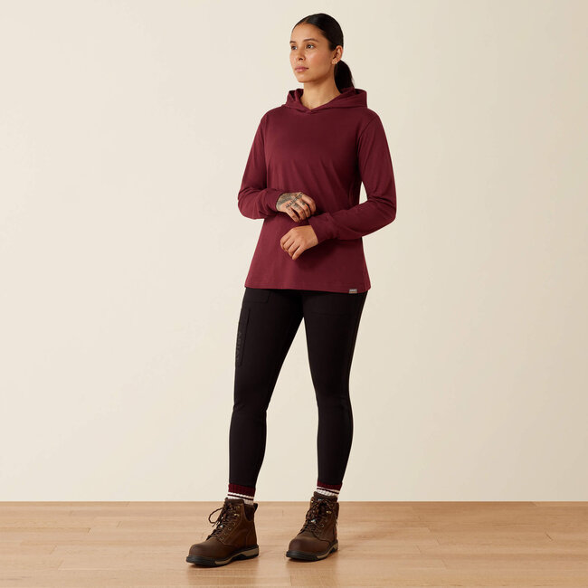 Ariat Women's Rebar Cotton Strong Hooded T-Shirt