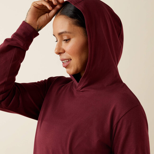 Ariat Women's Rebar Cotton Strong Hooded T-Shirt
