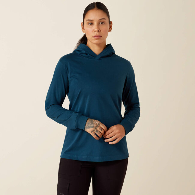 Ariat Women's Rebar Cotton Strong Hooded T-Shirt