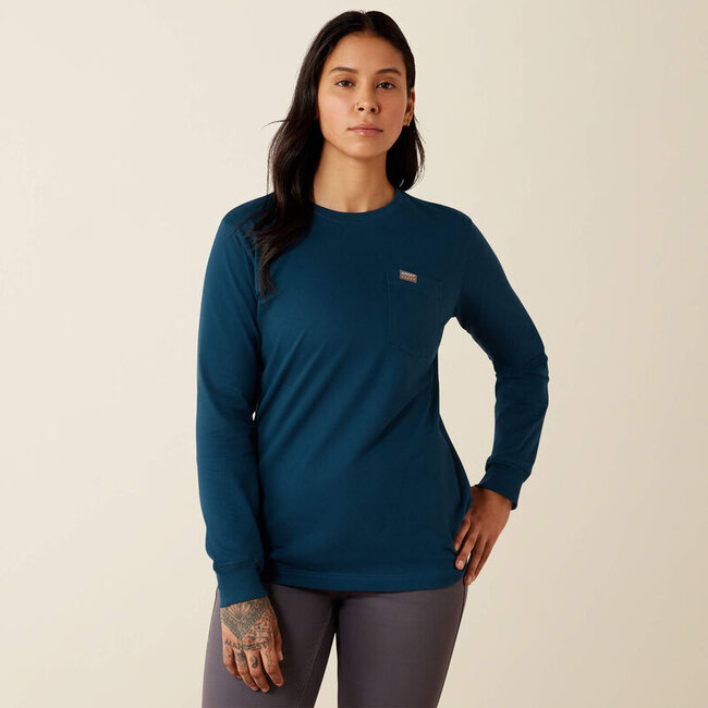 Ariat Women's Rebar Cotton Strong Vintage Mother Long Sleeve T-Shirt