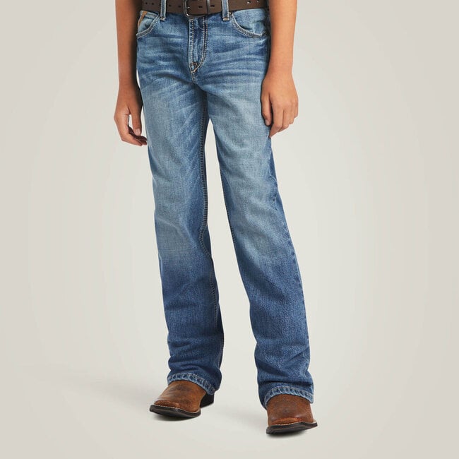 Ariat Boys B4 Relaxed Merrick Fashion Boot Cut Jean Rattler
