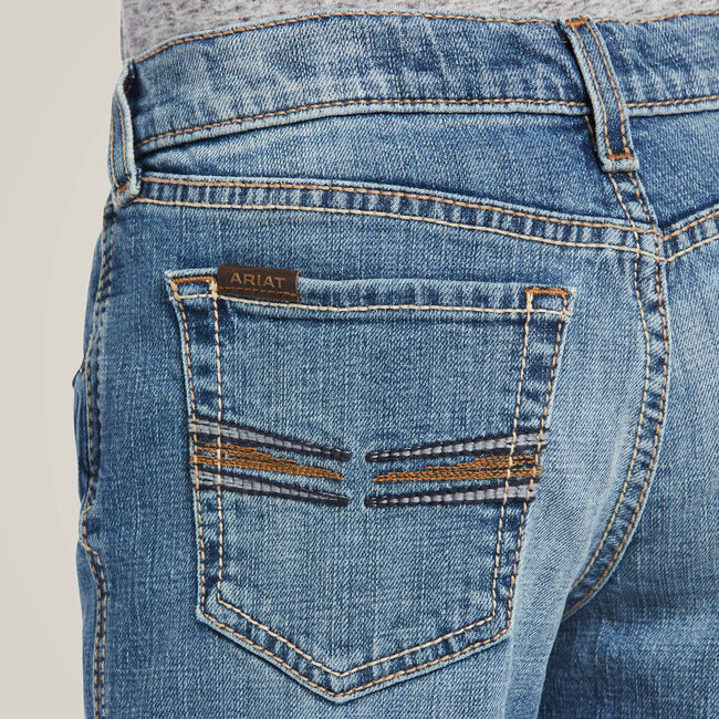 Ariat Boys B4 Relaxed Merrick Fashion Boot Cut Jean Rattler