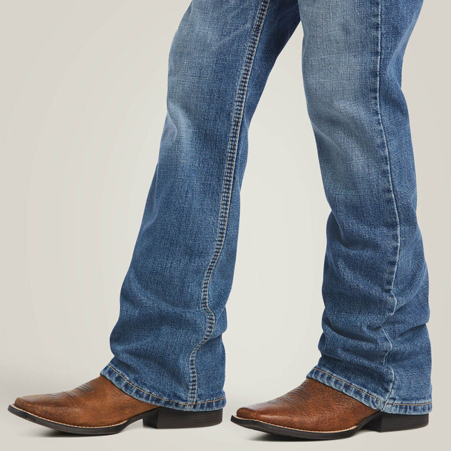 Ariat Boys B4 Relaxed Merrick Fashion Boot Cut Jean Rattler
