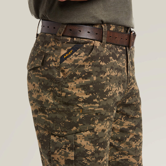 Ariat Men's Rebar DuraStretch Made Tough Cargo 11" Short