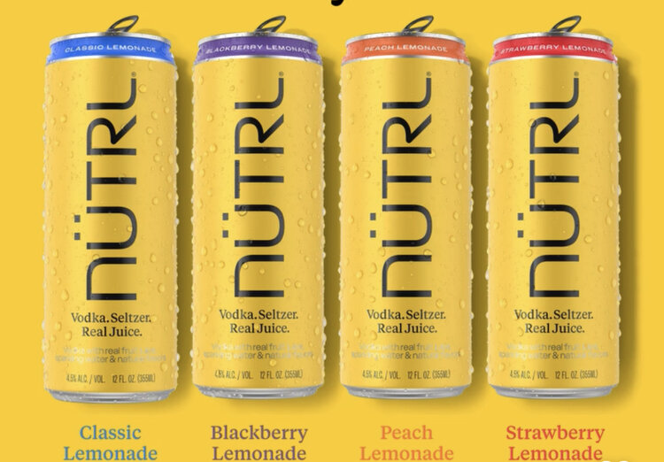 Nutrl Vodka Seltzer Lemonade Variety 8-Pack