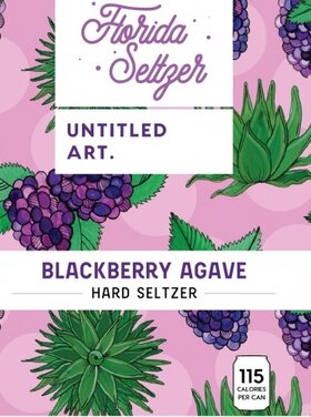 Untitled Art Blackberry Agave Seltzer