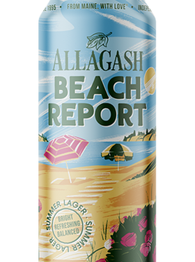 Allagash Beach Report Summer Lager