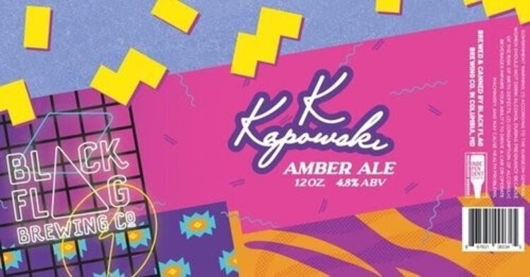 Black Flag Kelly Kapowski Amber Ale 6-Pack