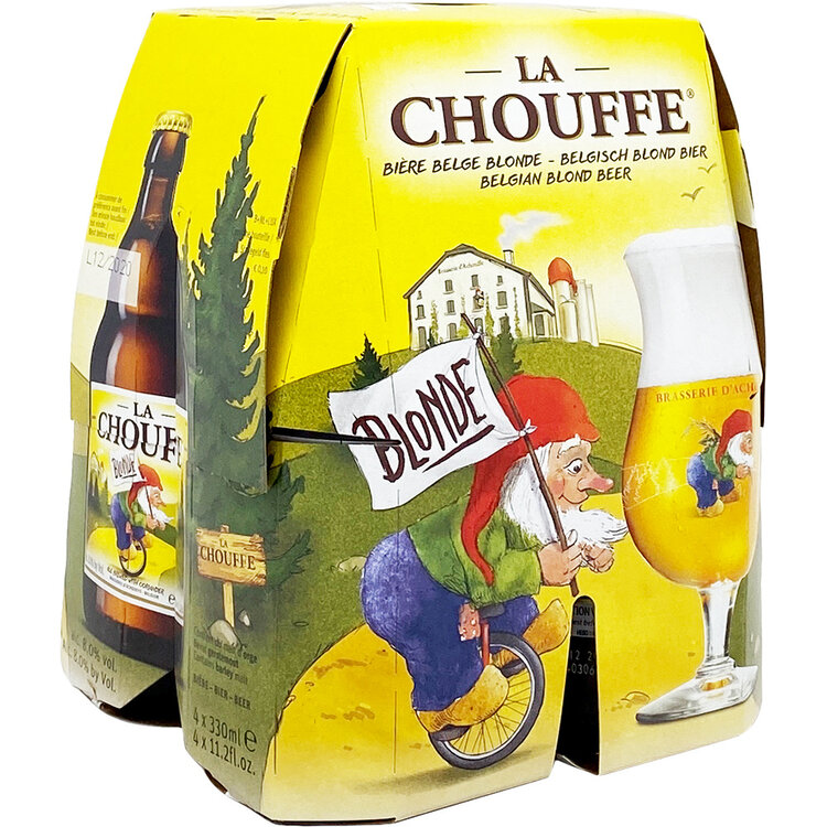 D'Achouffe La Chouffe Blonde 4-Pack