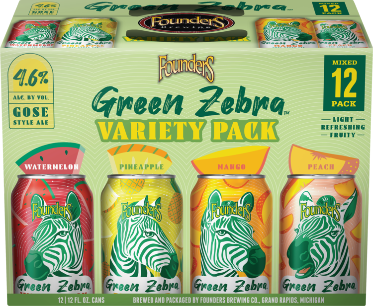Founders Green Zebra Gose Variety 12-Pack