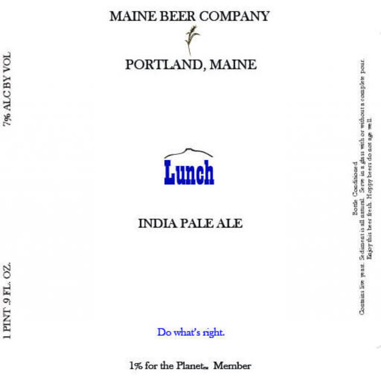 Maine Beer Co 16.9oz