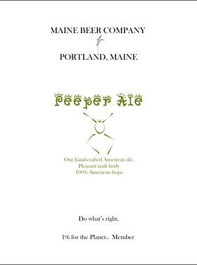 Maine Beer Co 16.9oz