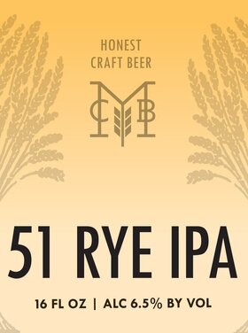 Monument City Brewing 51 Rye IPA 6-Pack