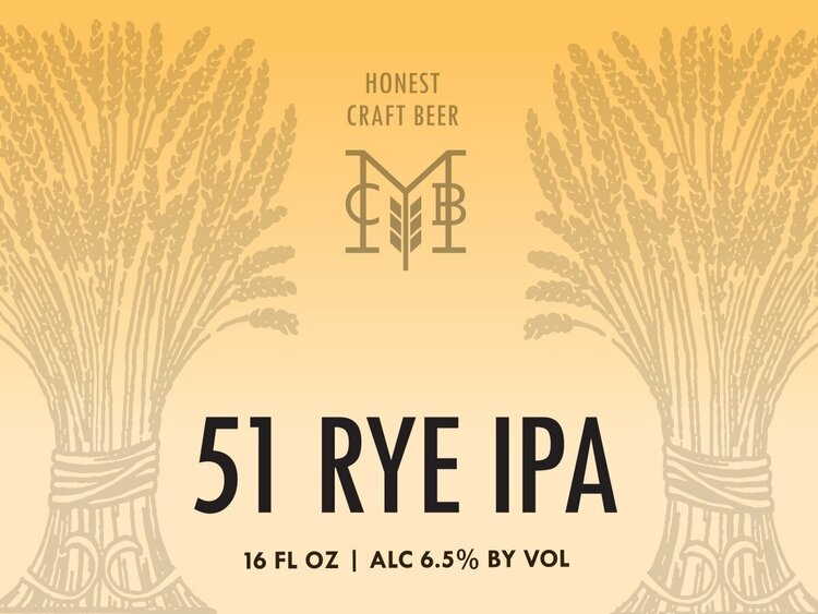 Monument City Brewing 51 Rye IPA 6-Pack