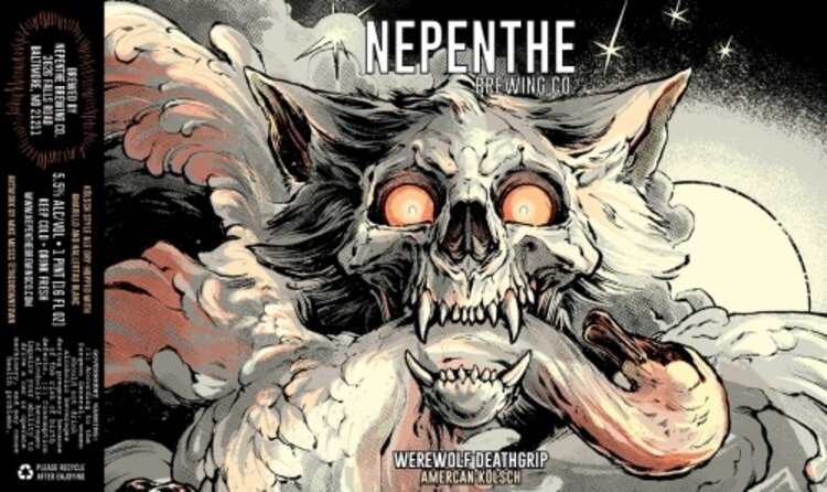 Nepenthe Werewolf Deathgrip American Kolsch