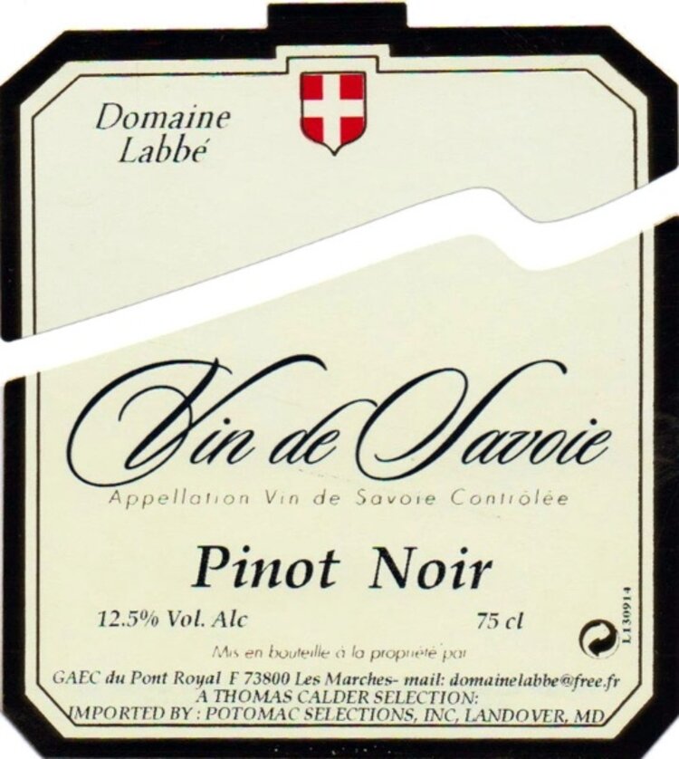 Labbe Pinot Noir 2018