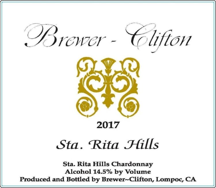 Brewer Clifton Sta. Rita Hills Chardonnay 2017