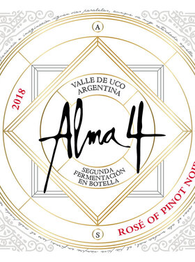 Alma 4 Sparkling Rose of Pinot Noir 2018