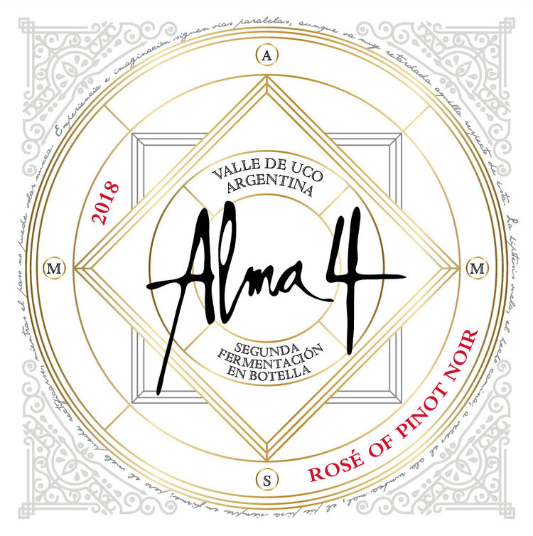 Alma 4 Sparkling Rose of Pinot Noir 2018