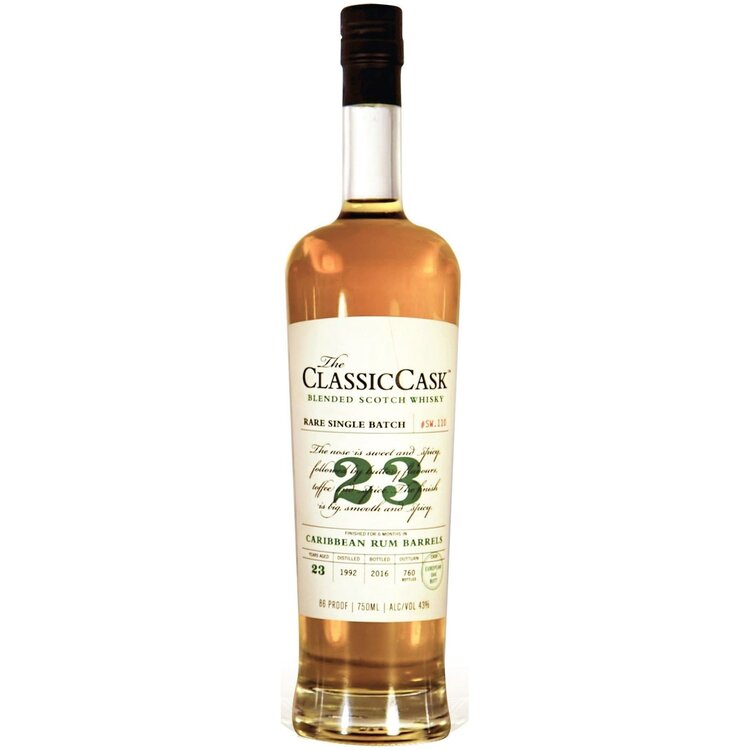Classic Cask Blended Scotch 23yr Rum Finish