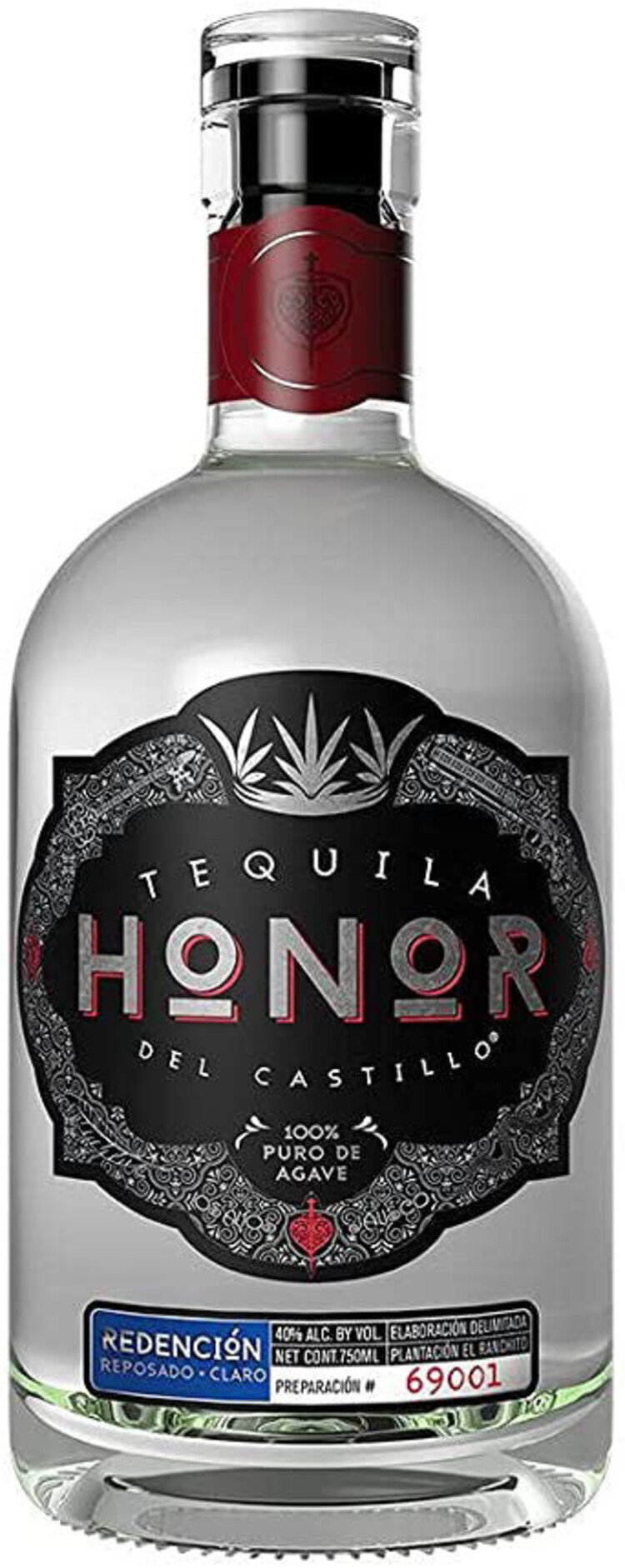 Honor del Castillo Blanco Tequila Redencion